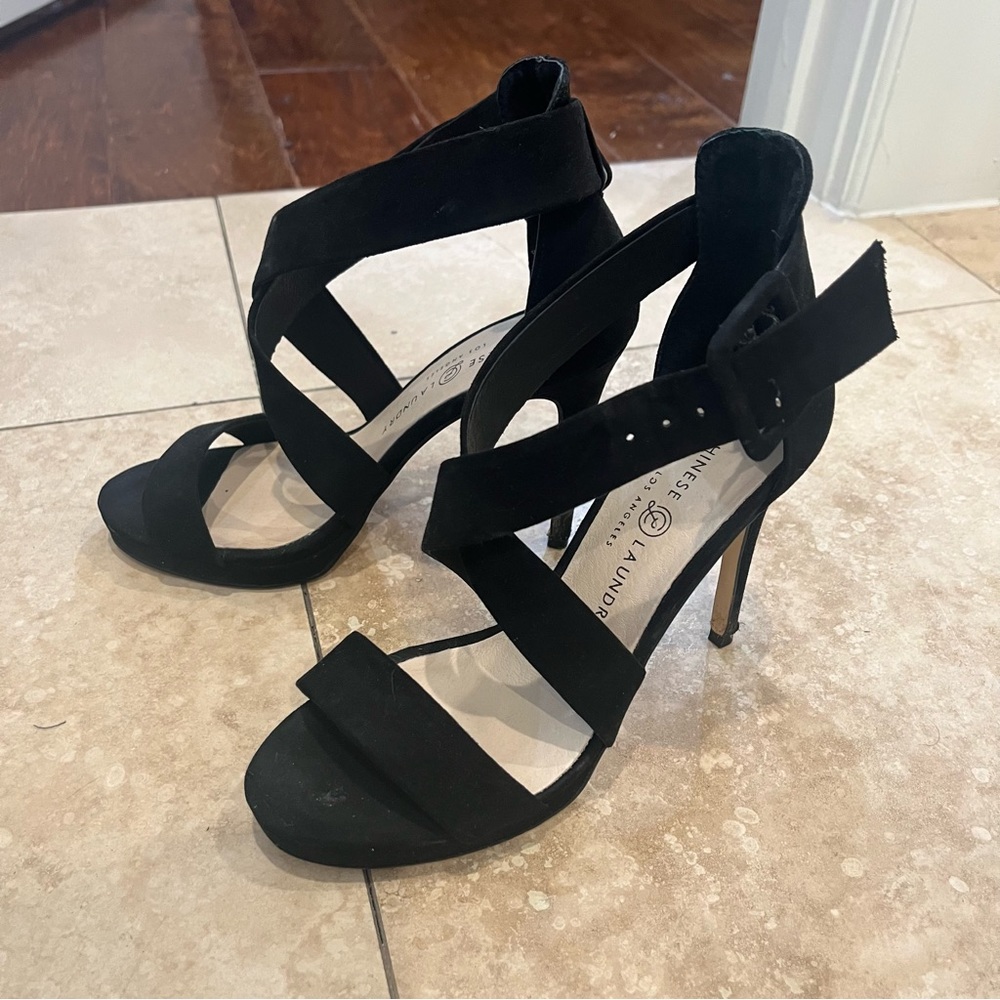 Black Chinese Laundry Heels
